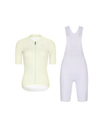 RIVANELLE Cyklistický krátký dres a krátké kalhoty - ELEVATE - bílá/ivory